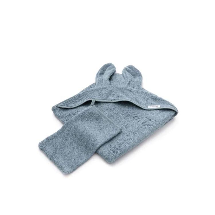 Bamboom asciugamano neonato bambù 75x75 con guanto