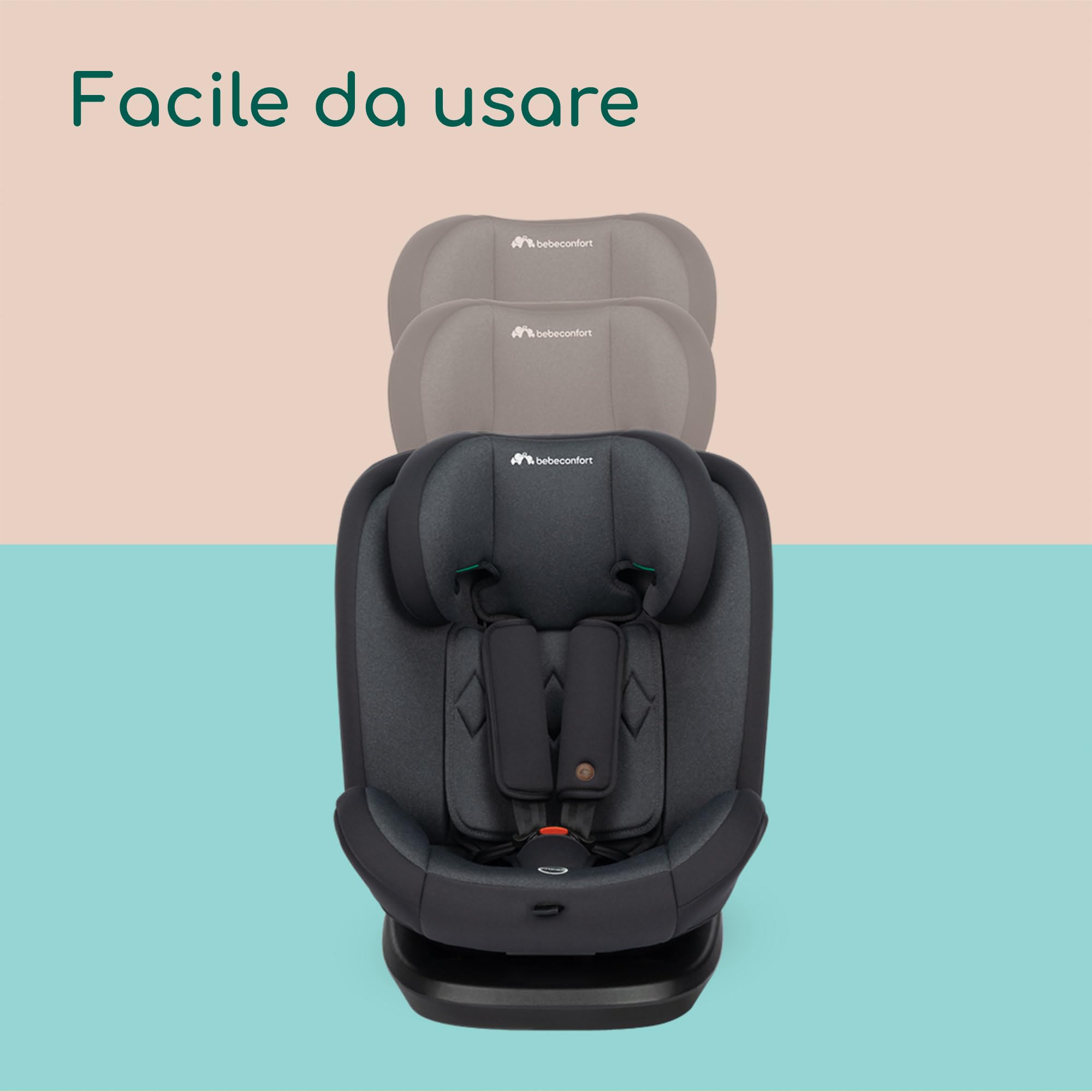 Bébé Confort EverFix i-Size Seggiolino Auto Tinted Black 76-150