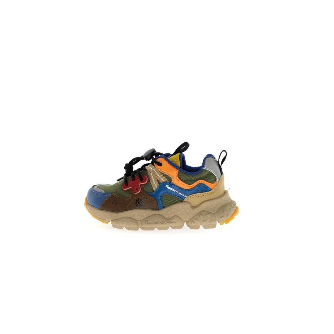 Flower Mountain Yamano 3 Junior sneakers bimbo blu olive