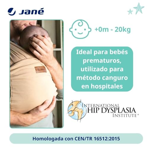 Jané Cocoon Fascia Porta Bebè Elastica Greyland 5 m