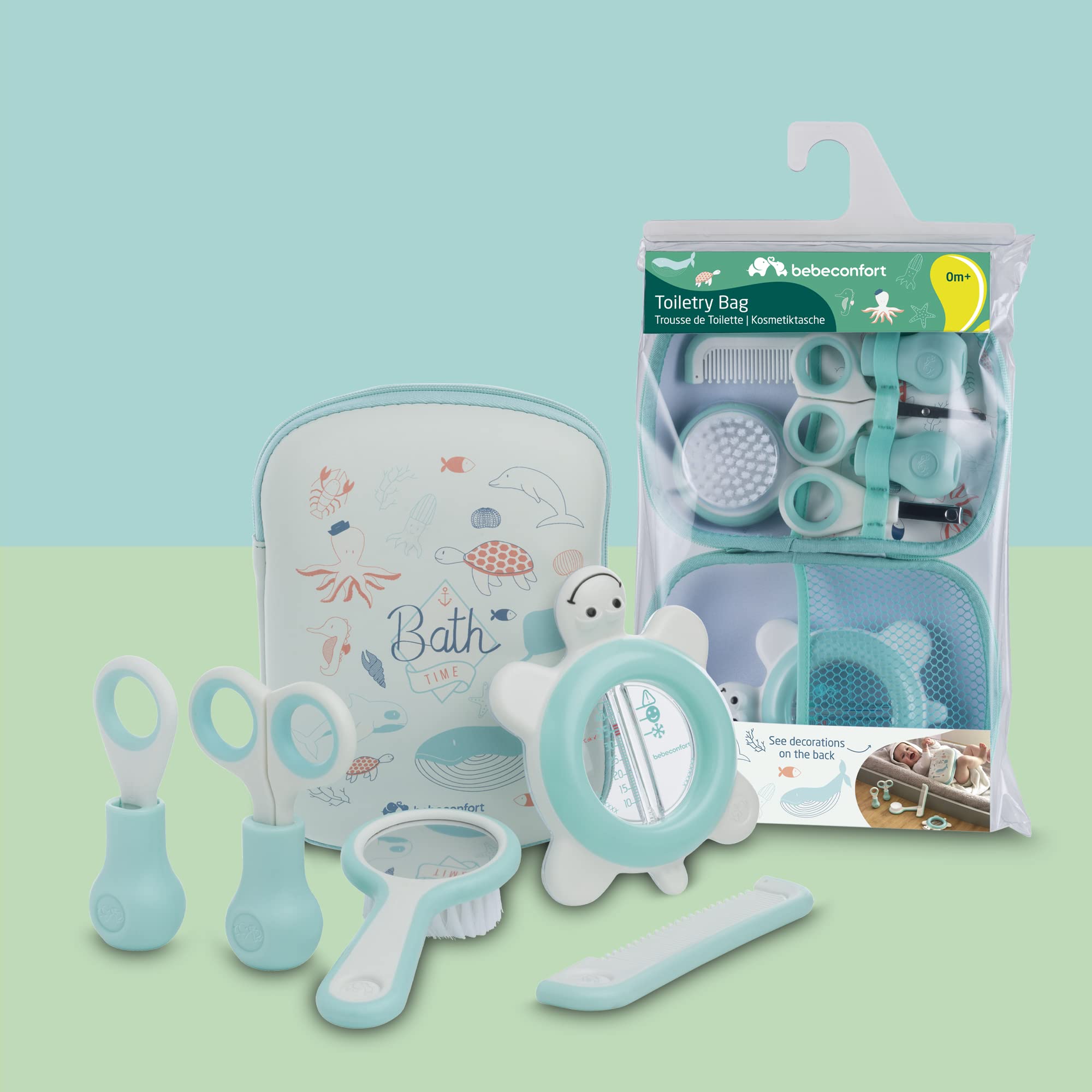 Bebé Confort Set Toilette neonato Water World blu 6 pezzi