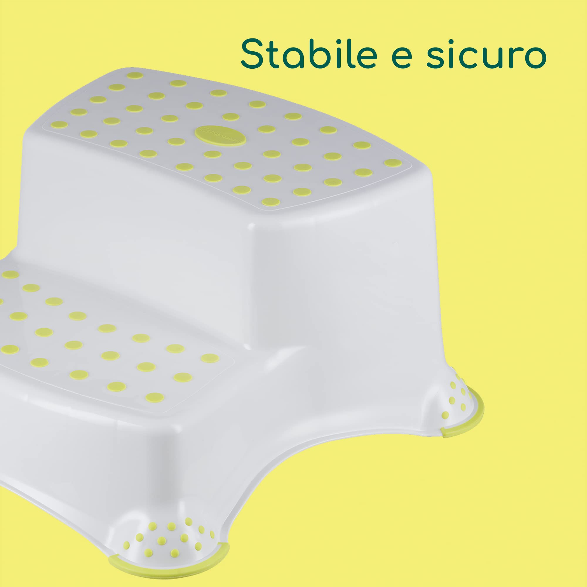 Bebé Confort Scaletta Due Gradini Bianco Lime 40 kg