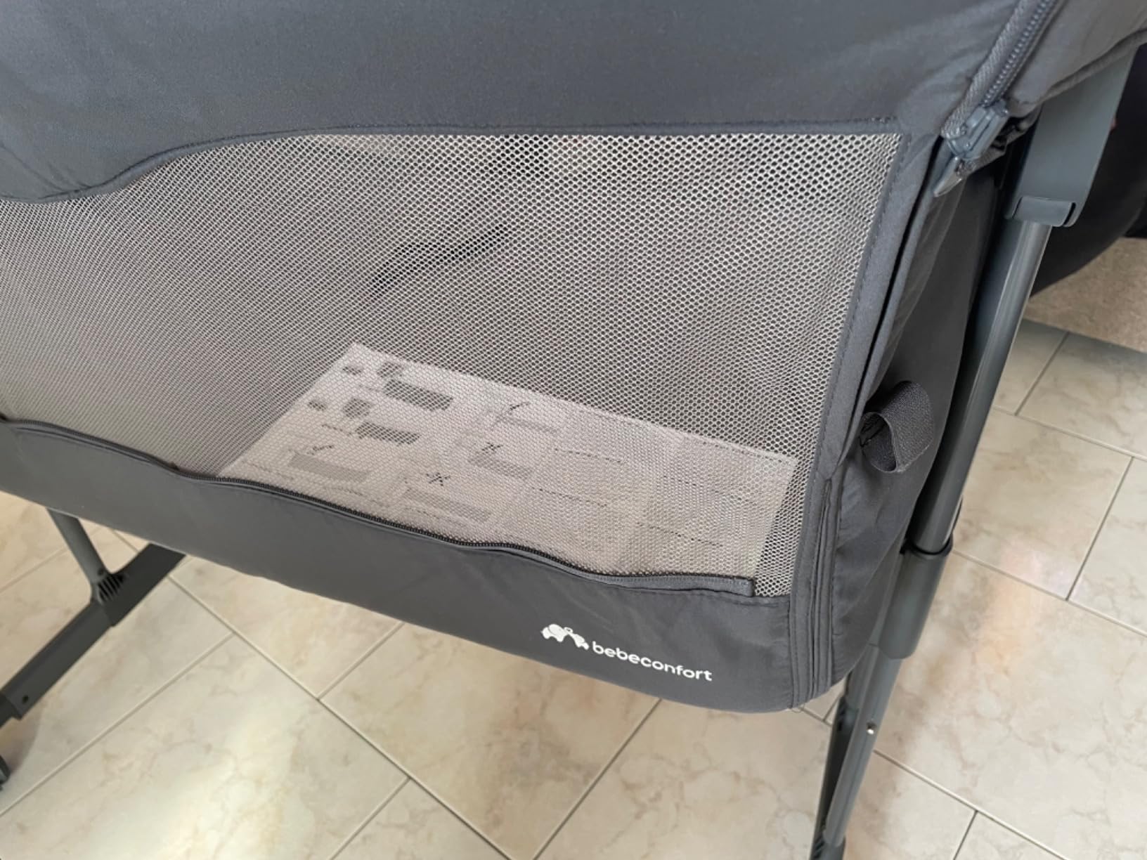 Bebé Confort Amara culla fianco letto Tinted Grey 9 kg