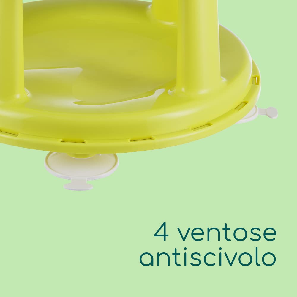 Bebé Confort Seggiolino Bagnetto Girevole 360° Lime 0-10 kg