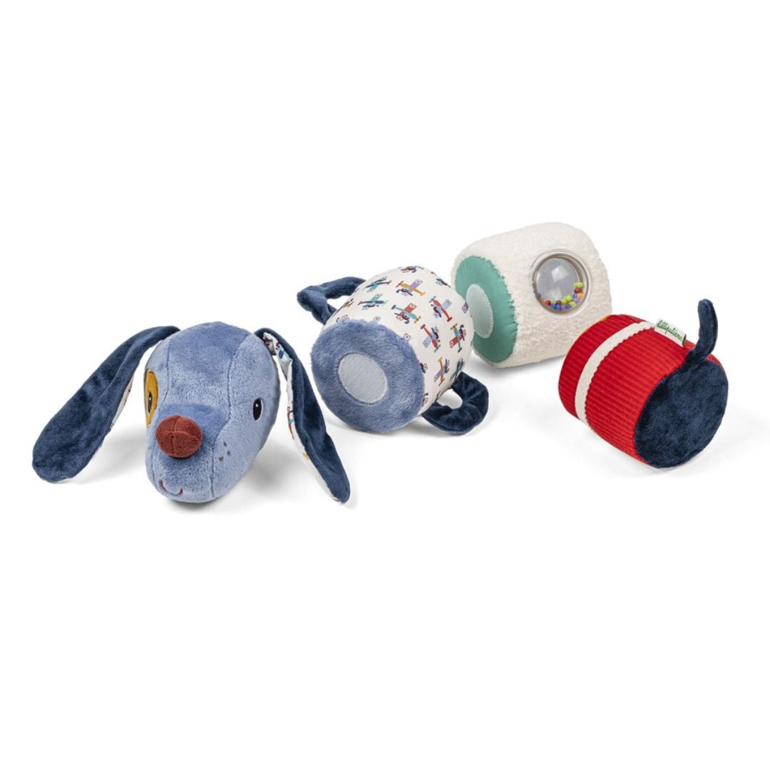 Lilliputiens Jules sonaglio a rulli peluche velcro