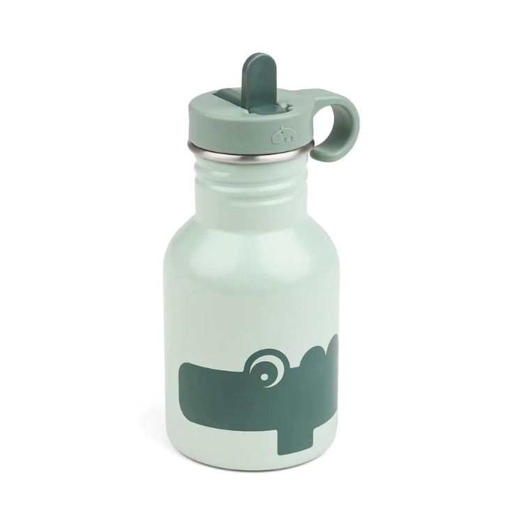 Done by Deer Croco borraccia metallo 350 ml verde