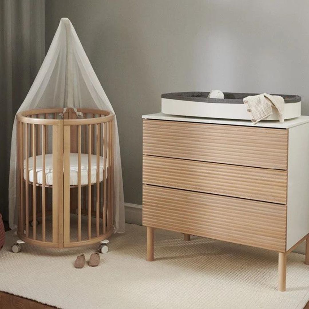 Stokke Sleepi cassettiera Natural 3 cassetti legno