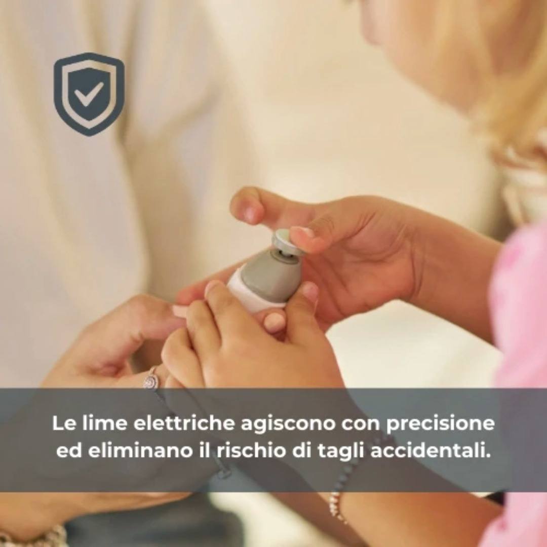 Nuvita Trimmy tagliaunghie elettrico neonato 5 testine