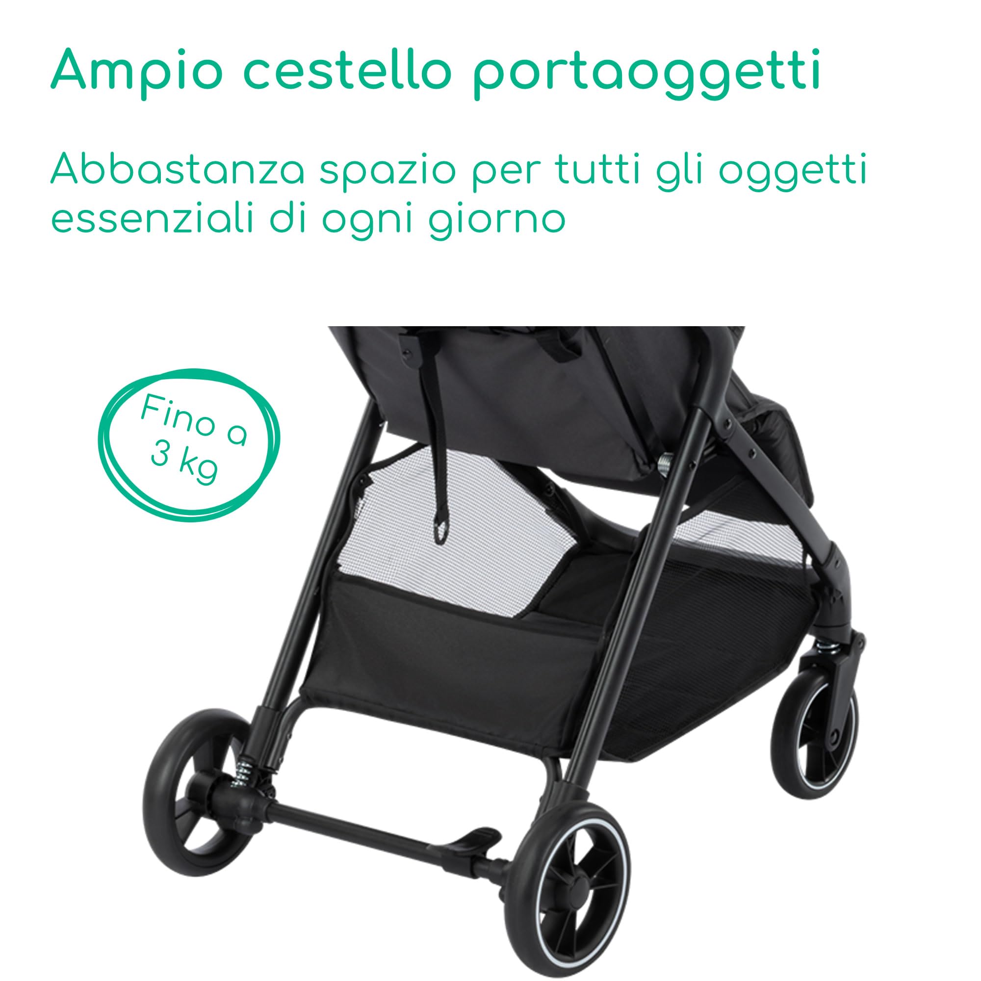 Bebé Confort Azur passeggino compatto Mineral Graphite