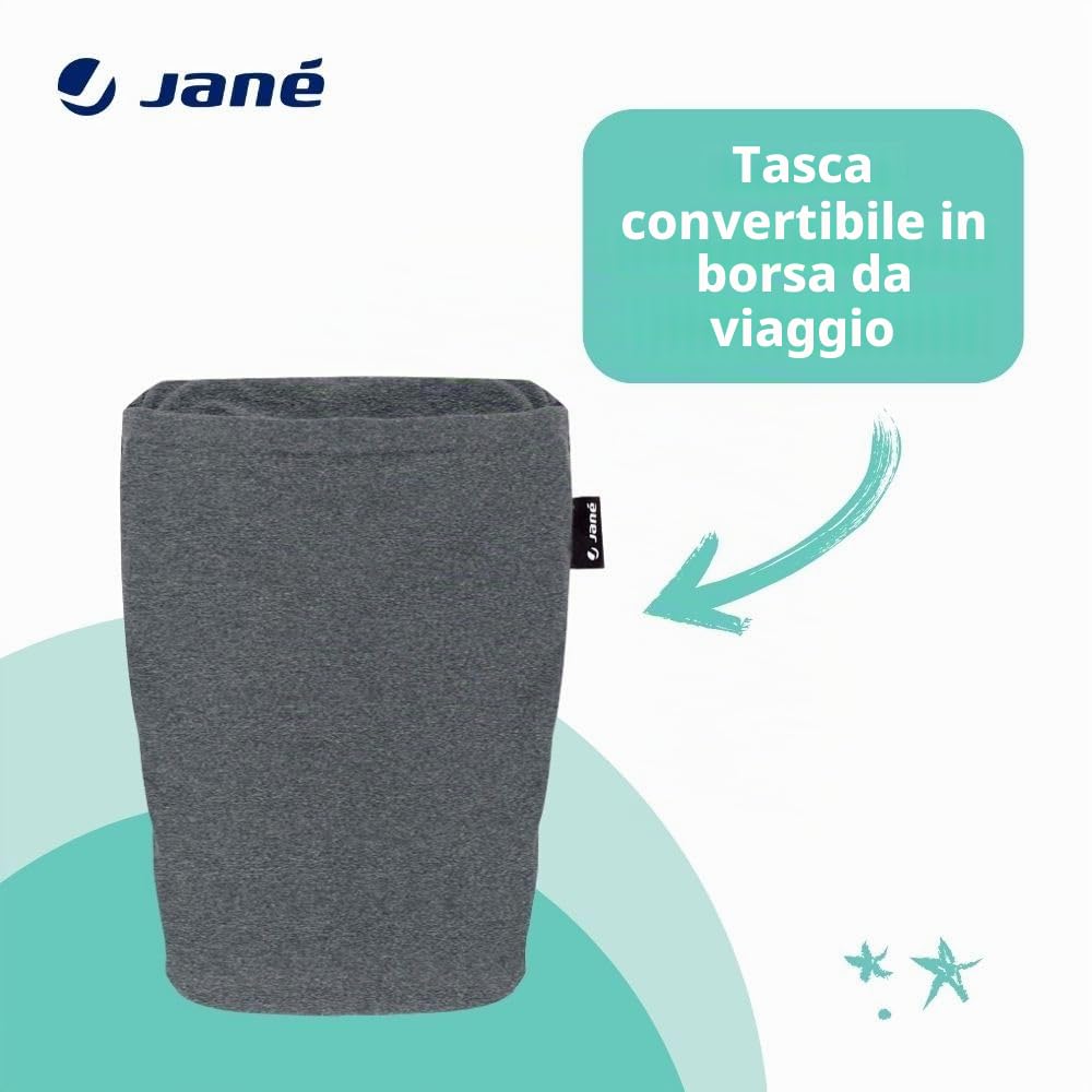 Jané Cocoon Fascia Porta Bebè Elastica Greyland 5 m