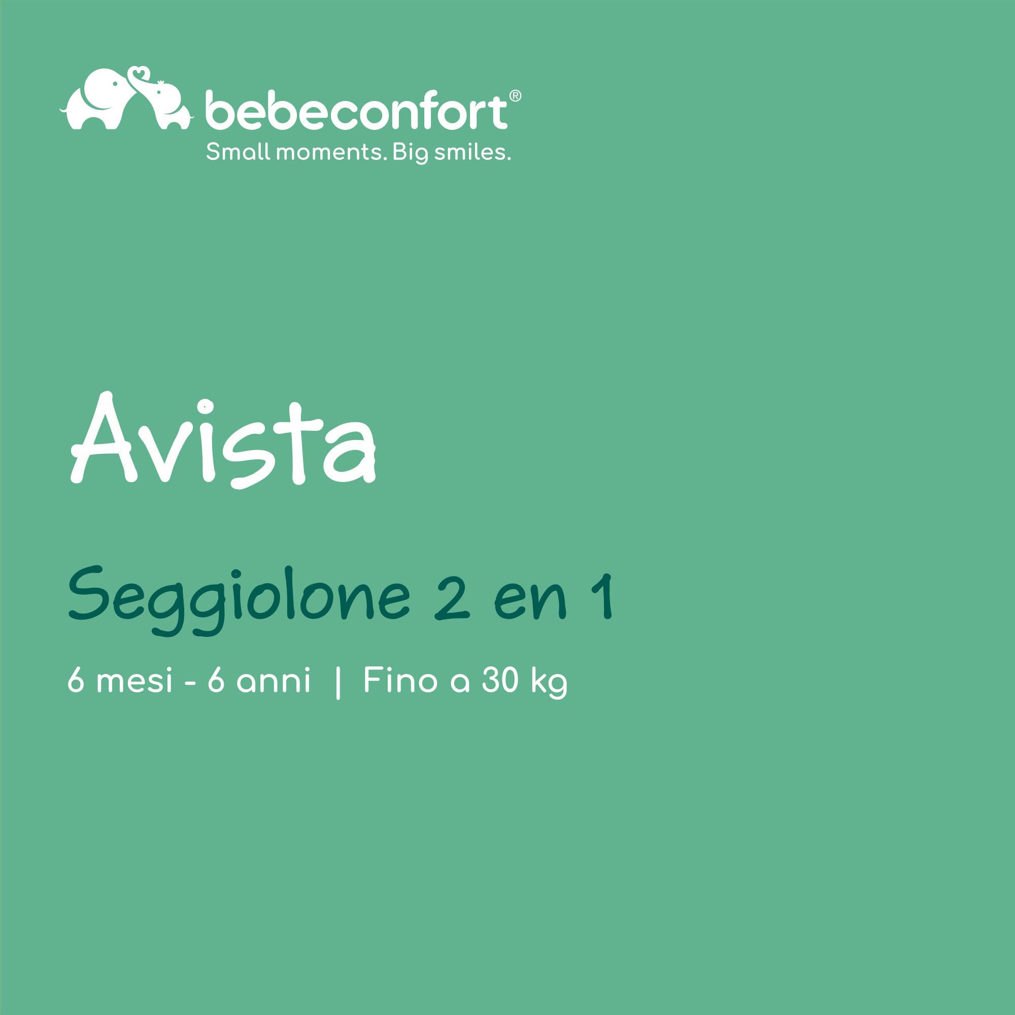 Bebé Confort Avista seggiolone pappa Mineral Green evolutivo 30 kg