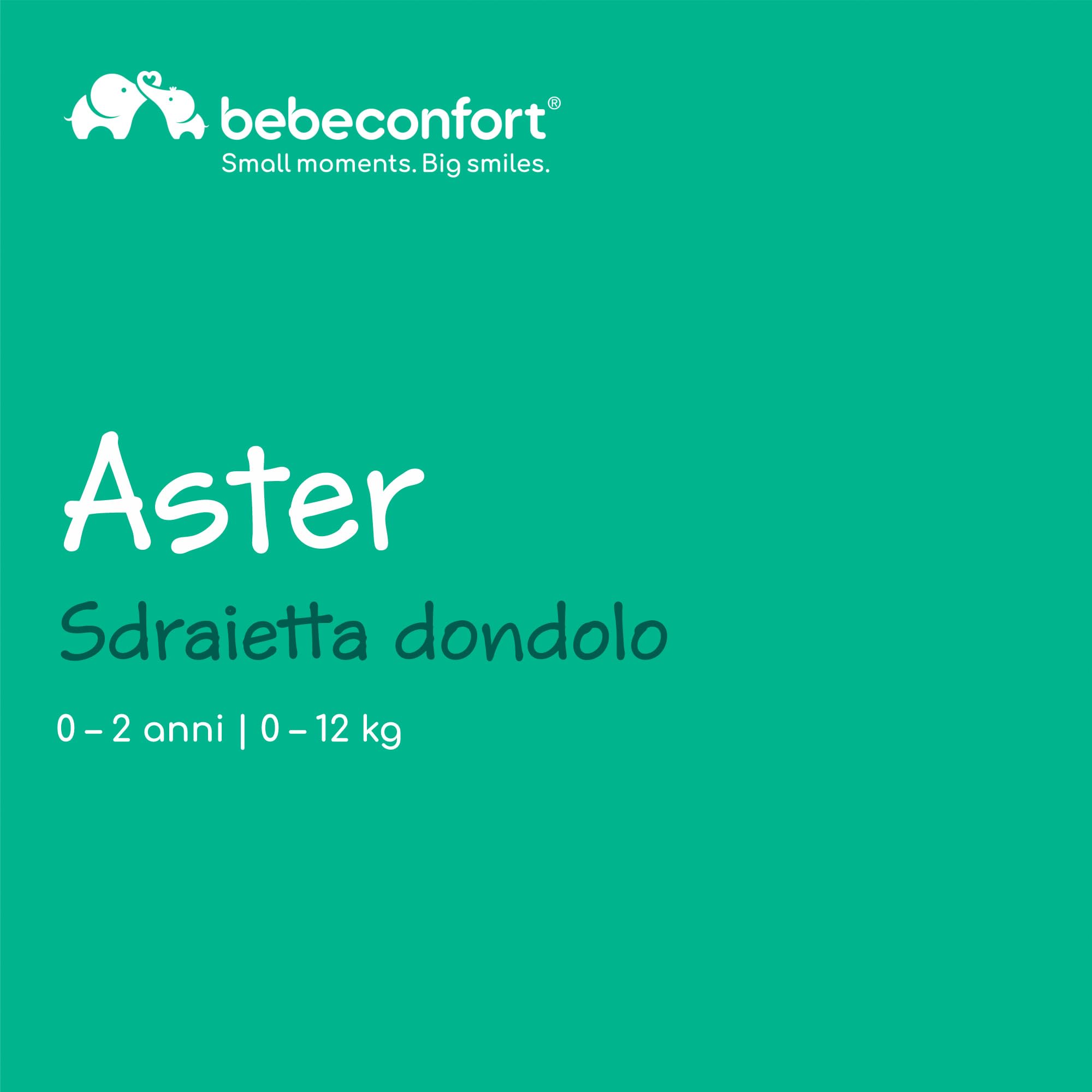 Bebé Confort Aster sdraietta Tinted Graphite reclinabile