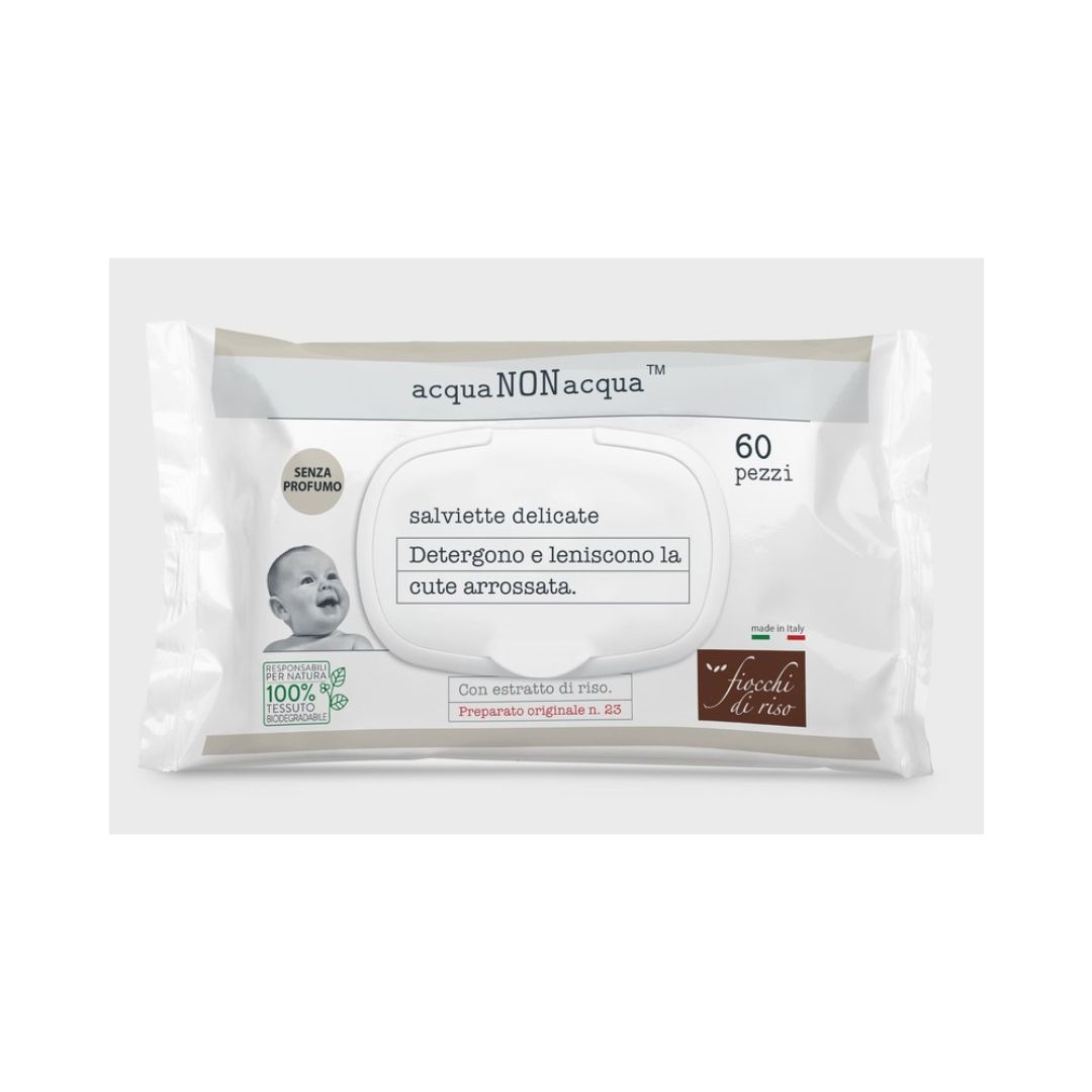 Fiocchi di Riso Acqua Non Acqua salviette senza profumo