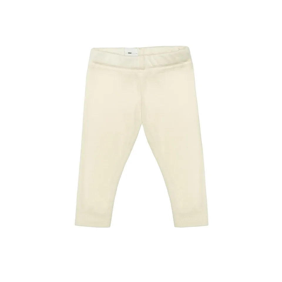 Wooly Organic leggings neonato in lana merinos e seta