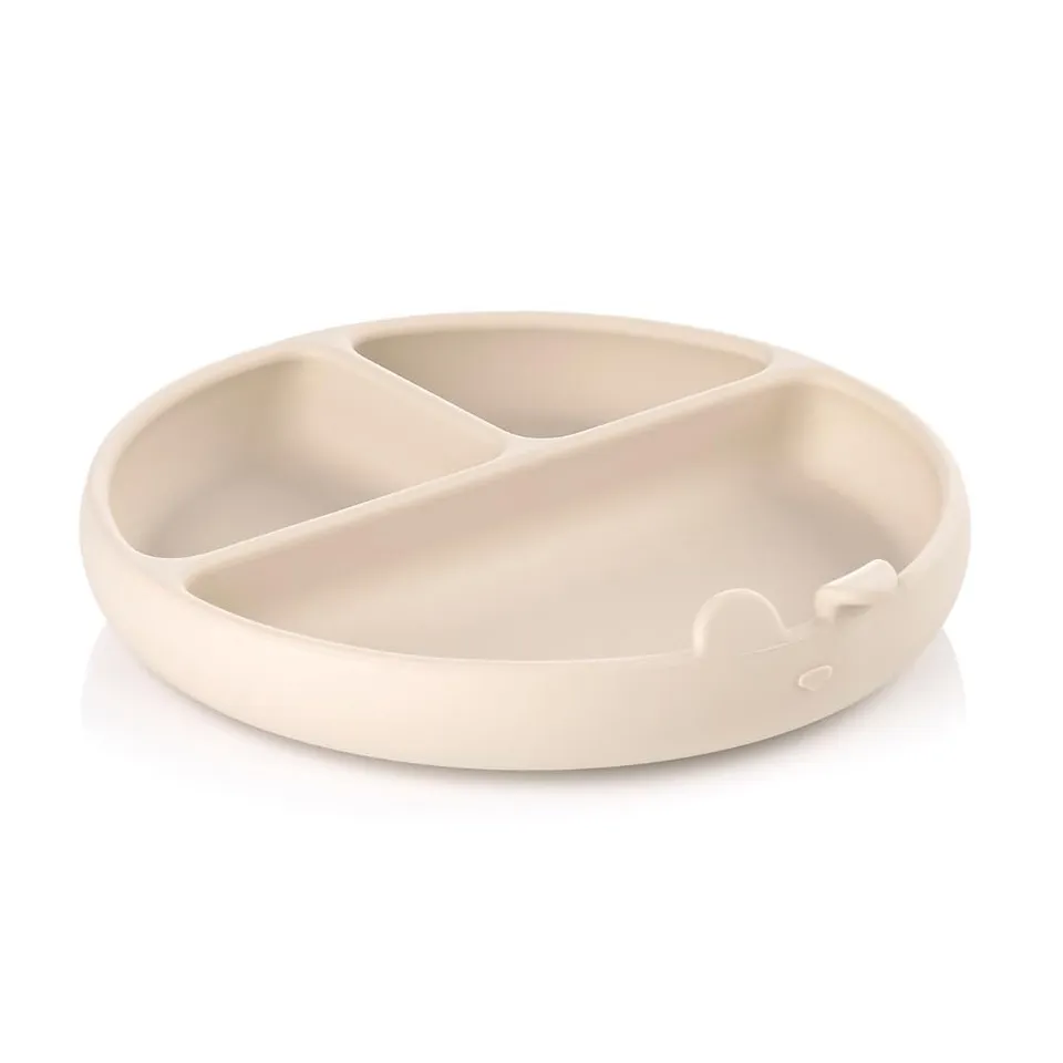 Jané Piatto BLW Silicone con Ventosa Sand con scomparti