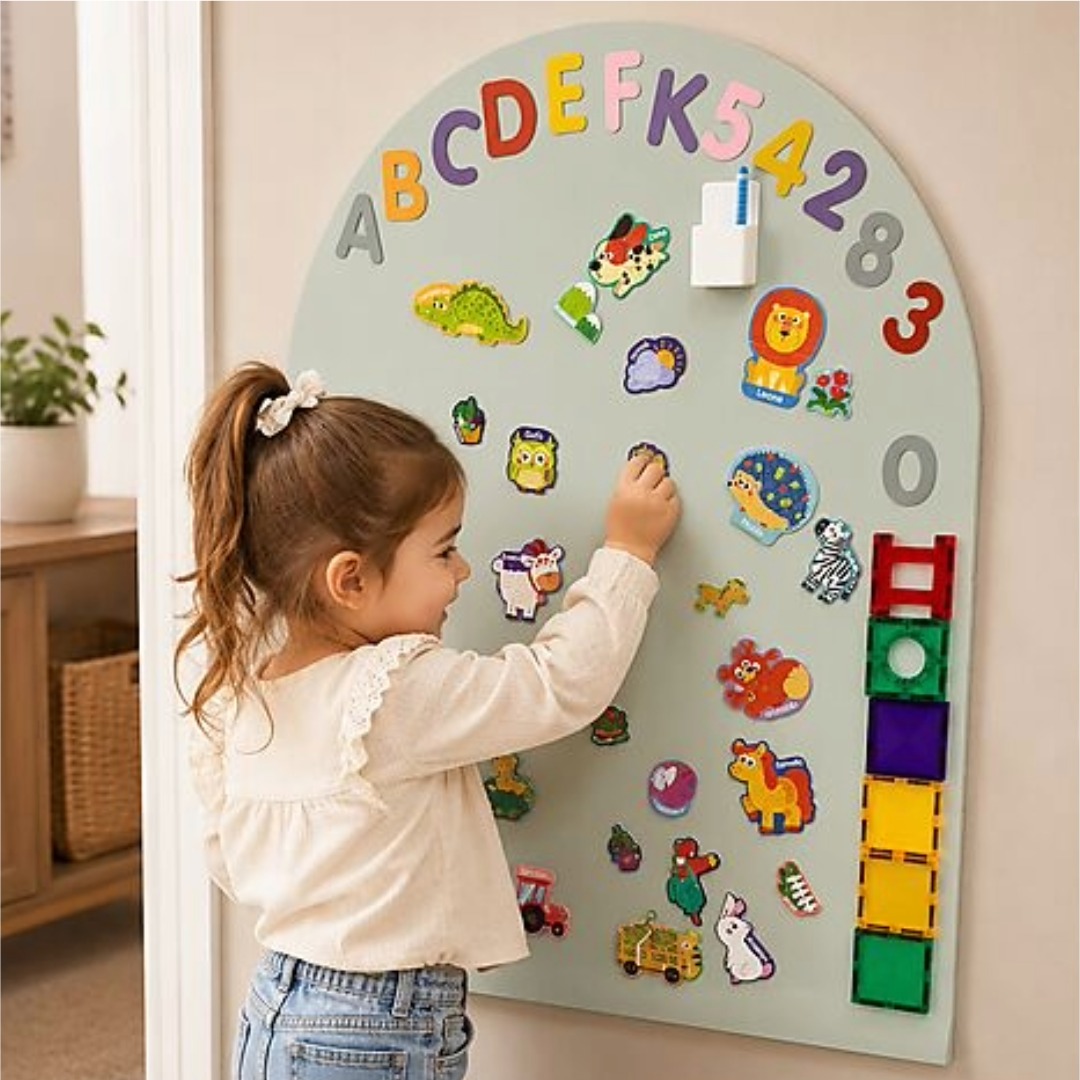 Family Nation MagneKids Lavagna Magnetica da Parete ad Arco 95x60