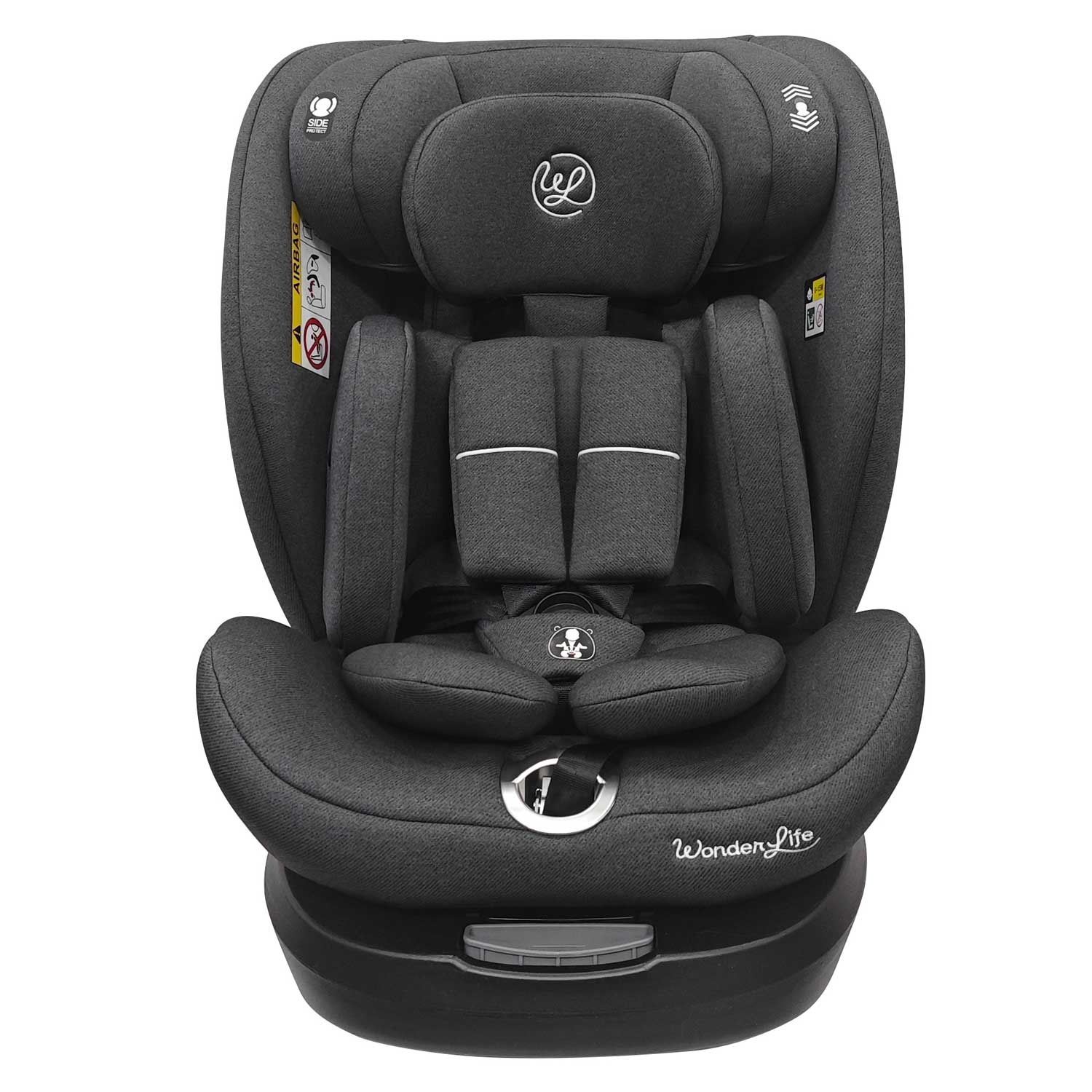 Wonderlife Cortina 360 i-Size Seggiolino Auto Dark Grey 40-150 cm girevole