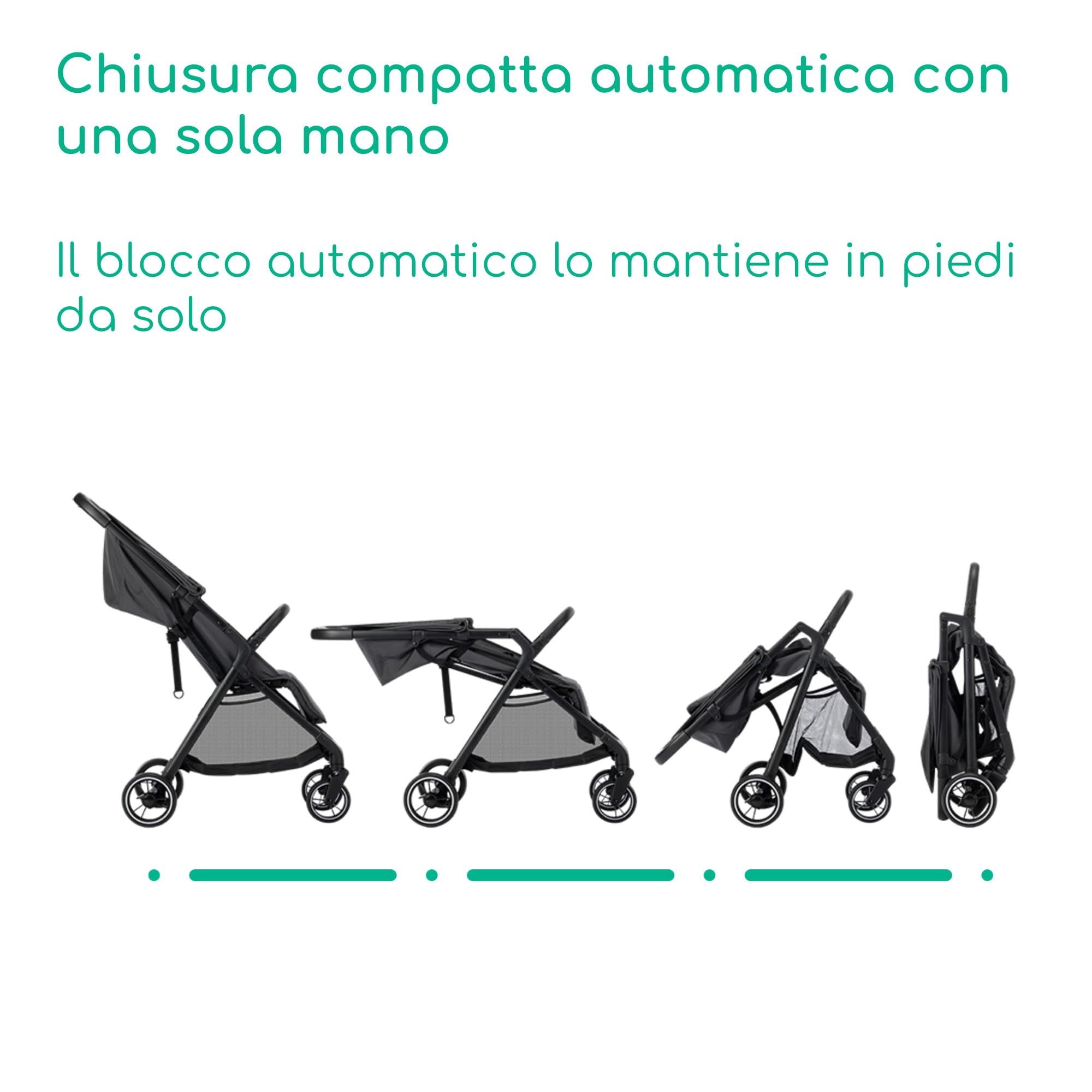 Bebé Confort Azur passeggino compatto Mineral Graphite