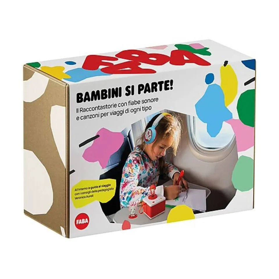 Faba Bambini Si Parte kit viaggio con cuffie Dudun
