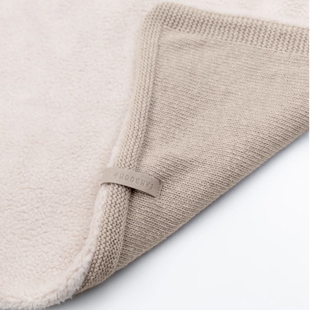 Bamboom Wrap copertina 4 stagioni 80x80 cashmere teddy