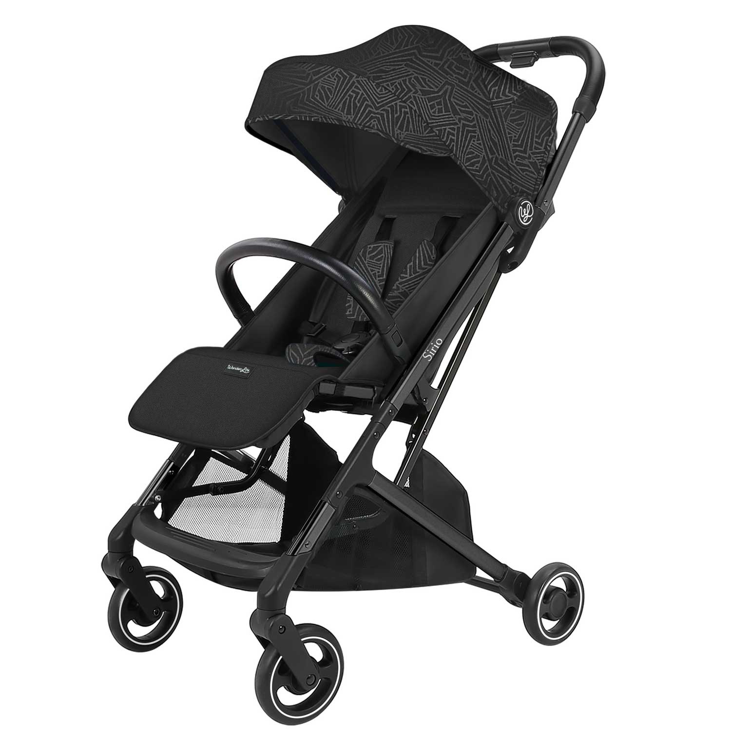 Wonderlife Sirio passeggino leggero ultracompatto nero