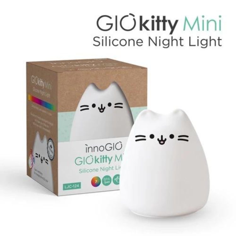InnoGIO GioKitty Mini Luce Notturna Gatto 7 Colori