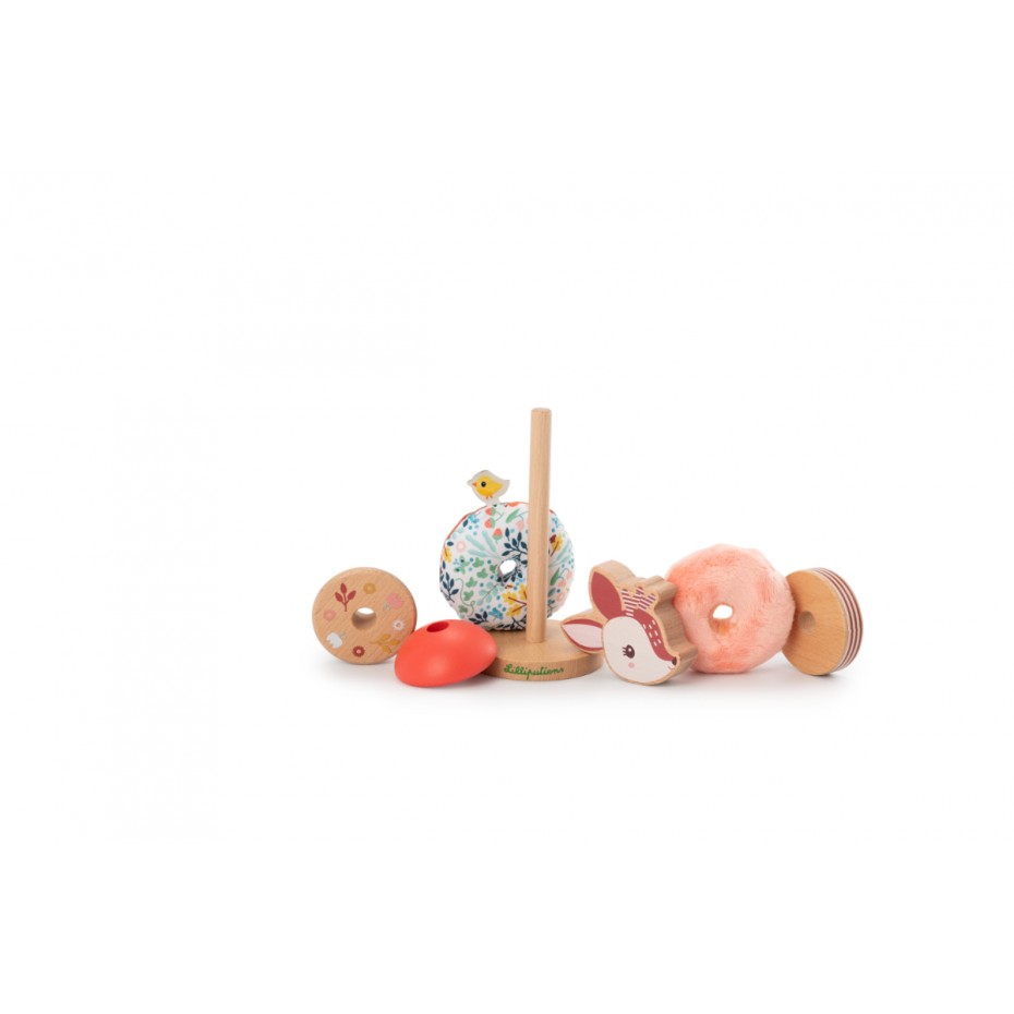 Lilliputiens Stella piramide impilabile legno 18,8 cm
