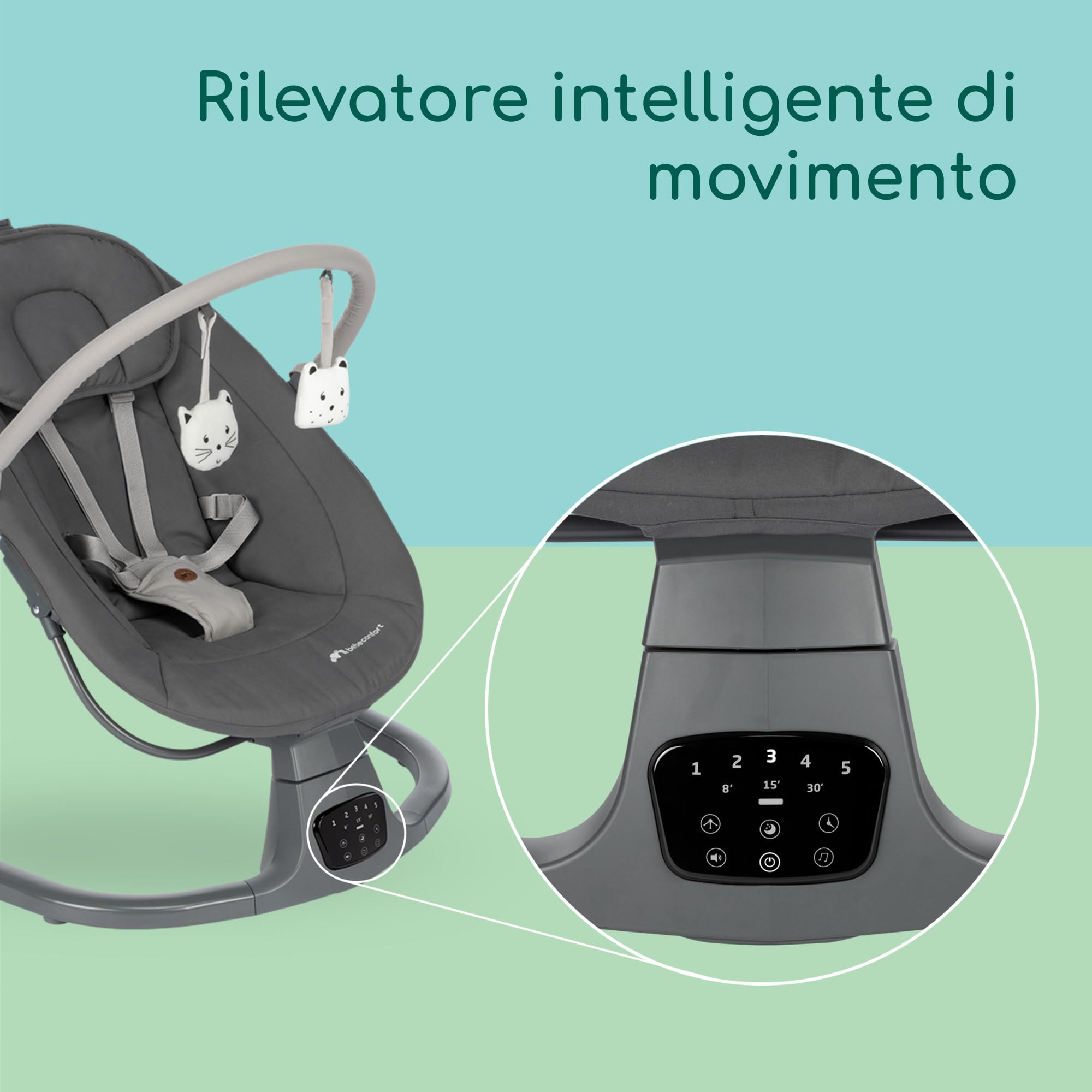 Bebé Confort Jolana sdraietta elettrica Tinted Graphite 0-6 mesi