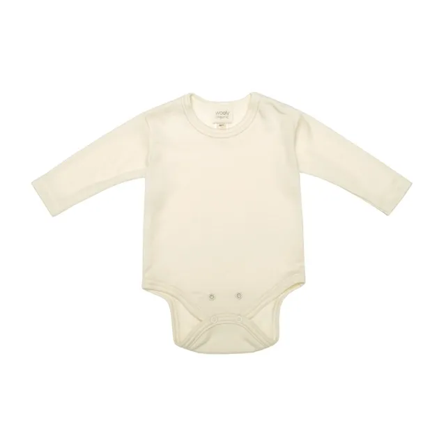 Wooly Organic Body Maniche Lunghe Lana Merinos e Seta