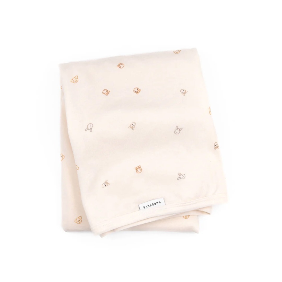 Bamboom Pure Coperta clinica neonato 75x100 cotone