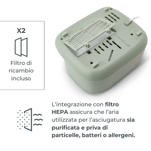 Nuvita SteriDry 1088 sterilizzatore 2in1 con asciugatura