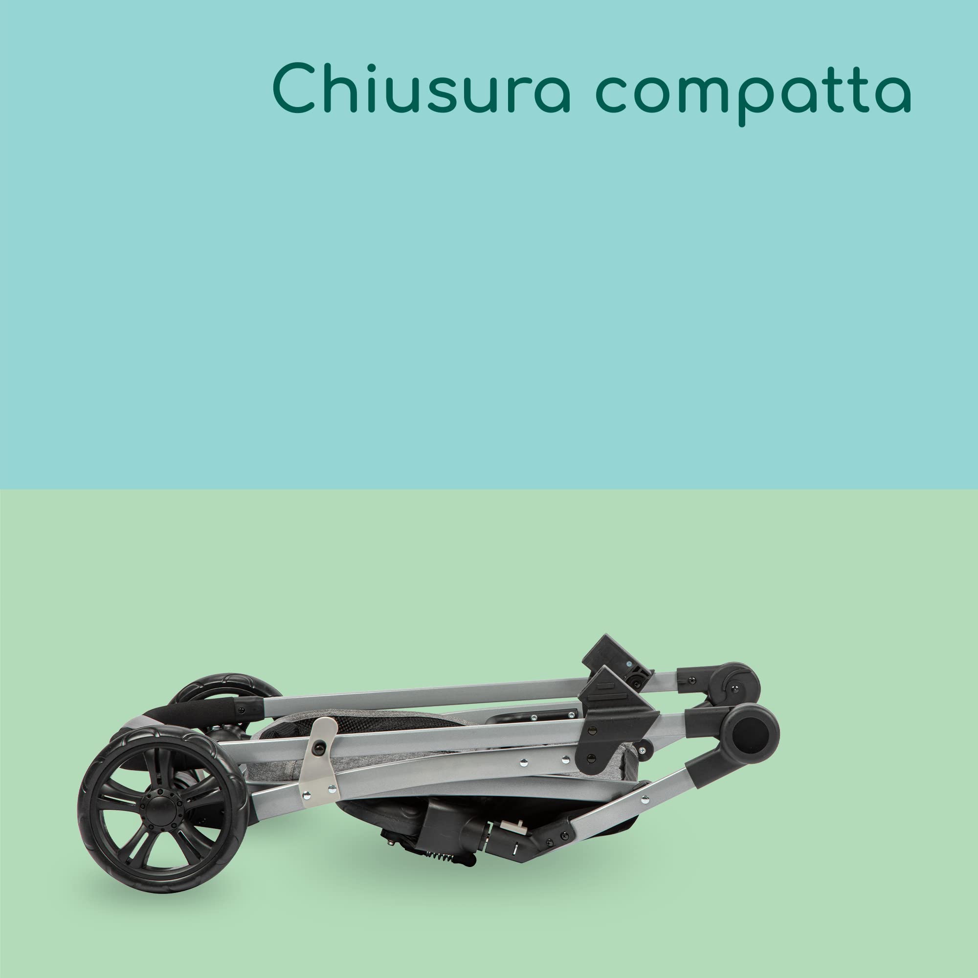 Bebé Confort Hello 2 in 1 passeggino carrozzina black chic