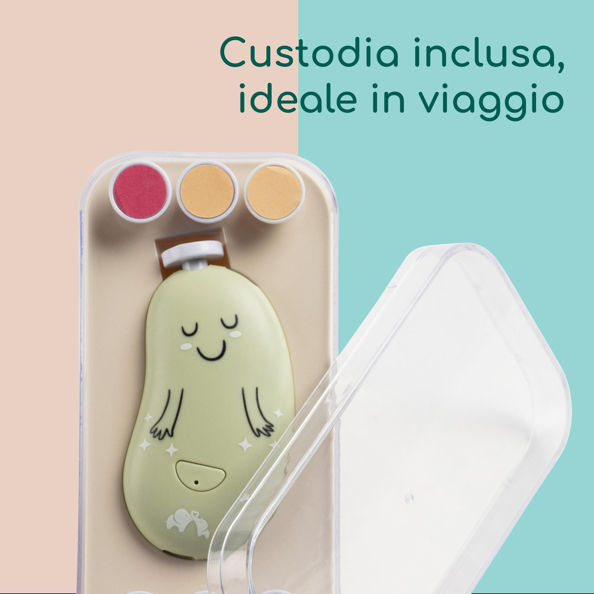 Bebé Confort Lima Elettrica Unghie Neonato Verde USB-C