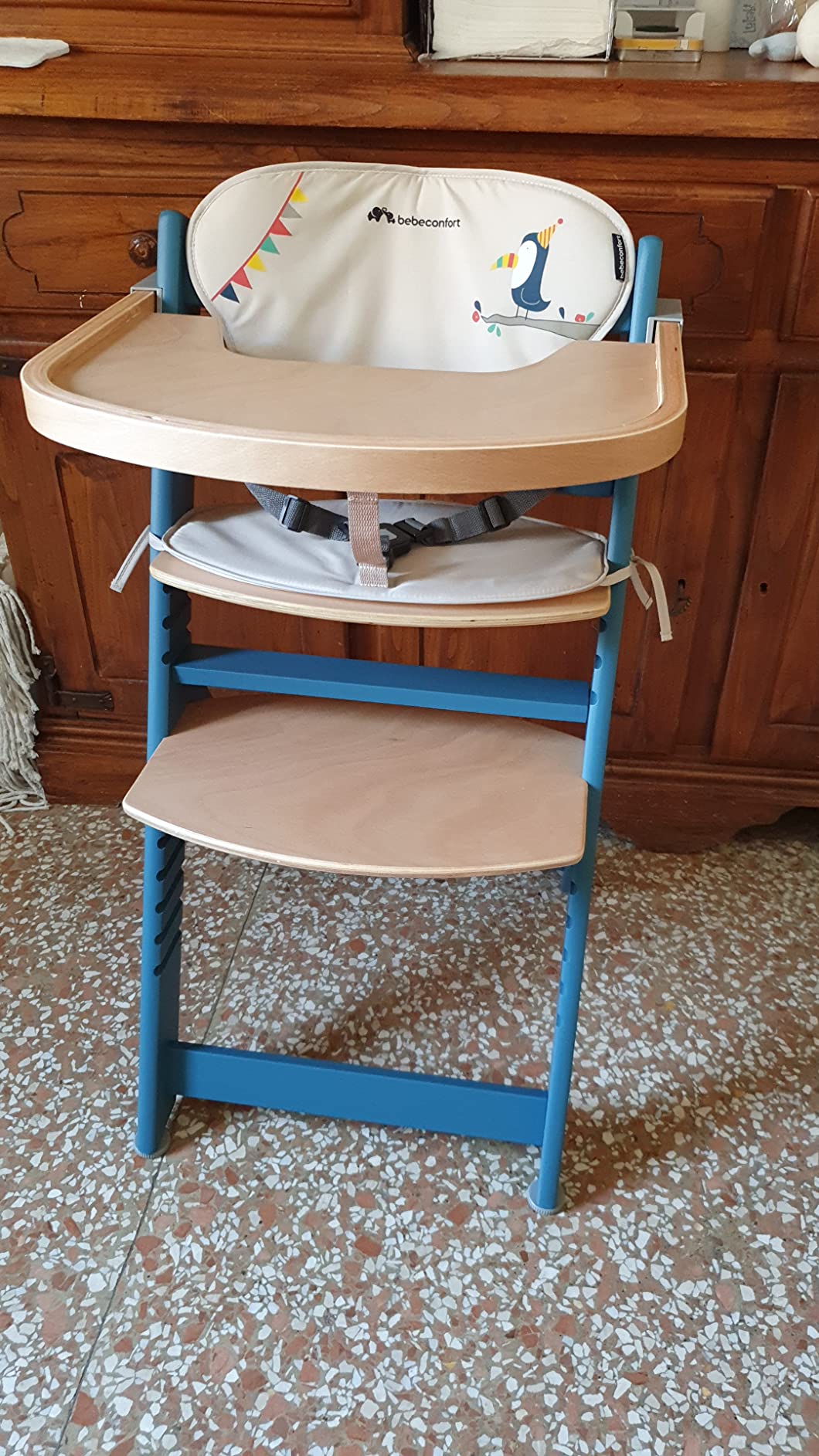 Bebé Confort Timba Seggiolone Petrol Blu Happy Day
