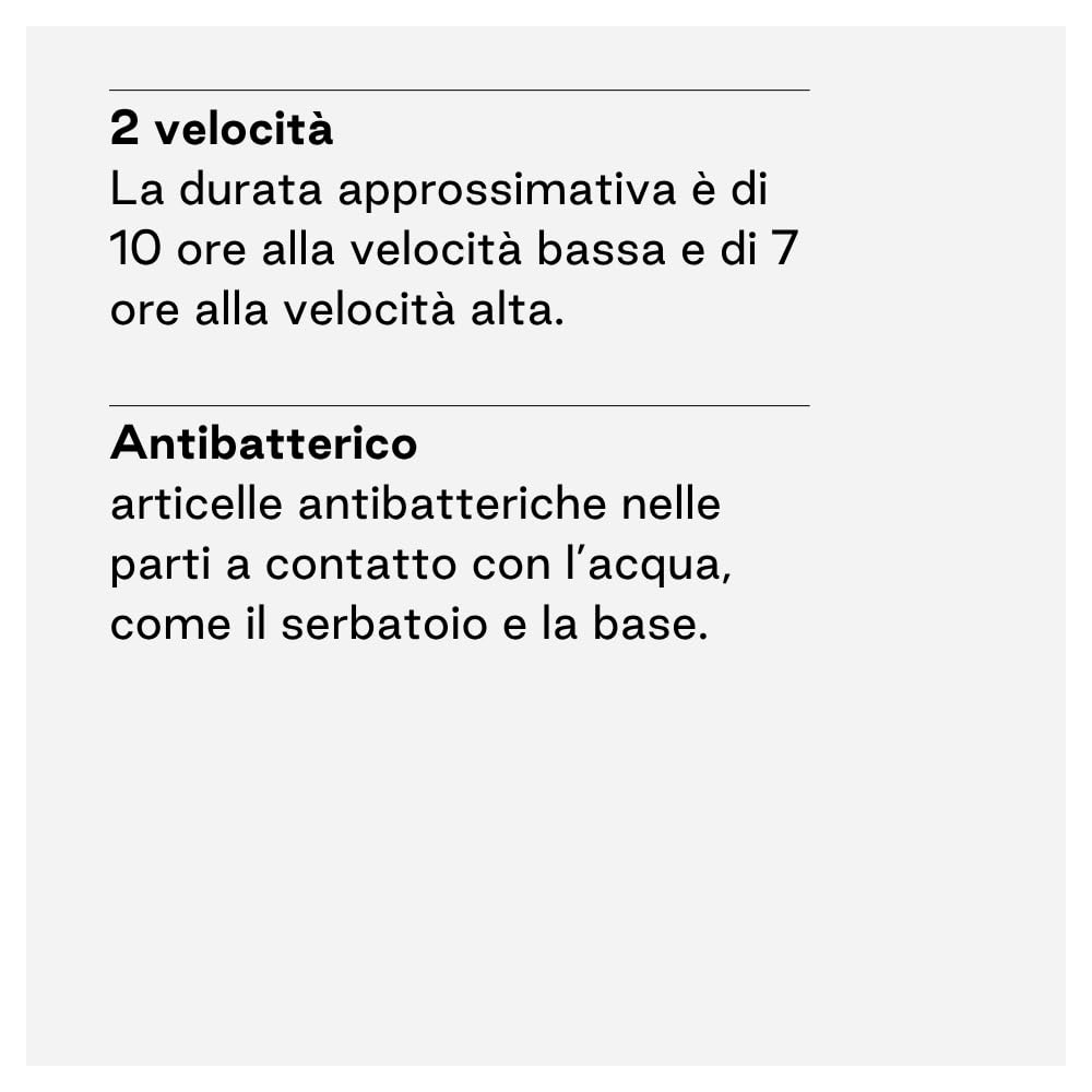 Jané Umidificatore Ultrasuoni Vapore Freddo Legno 360°