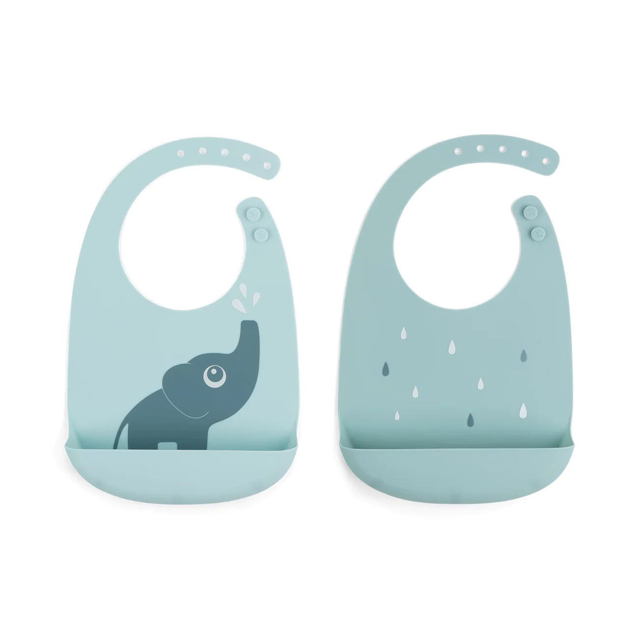Done by Deer set 2 bavagli silicone con tasca