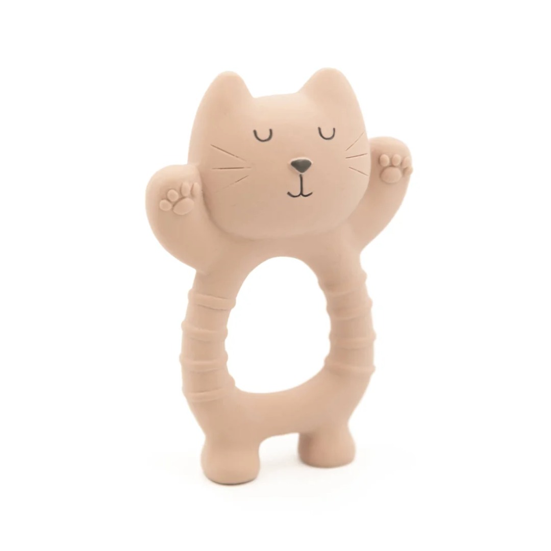 Bamboom gatto massaggiagengive in gomma naturale