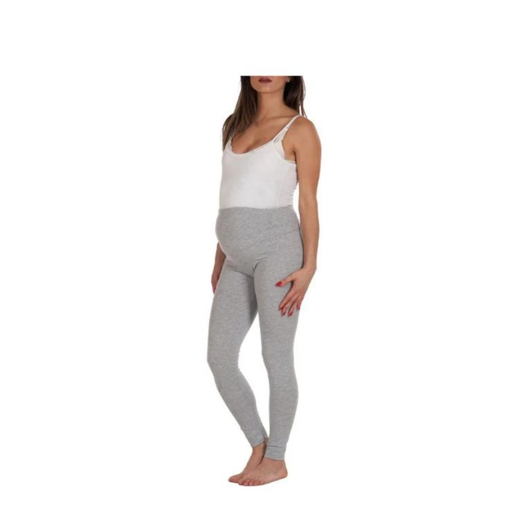 Premamy M1409 leggings premaman lungo cotone