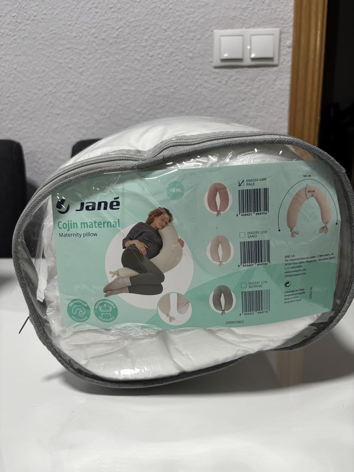 Jané XXL cuscino allattamento gravidanza Pale mussola cotone