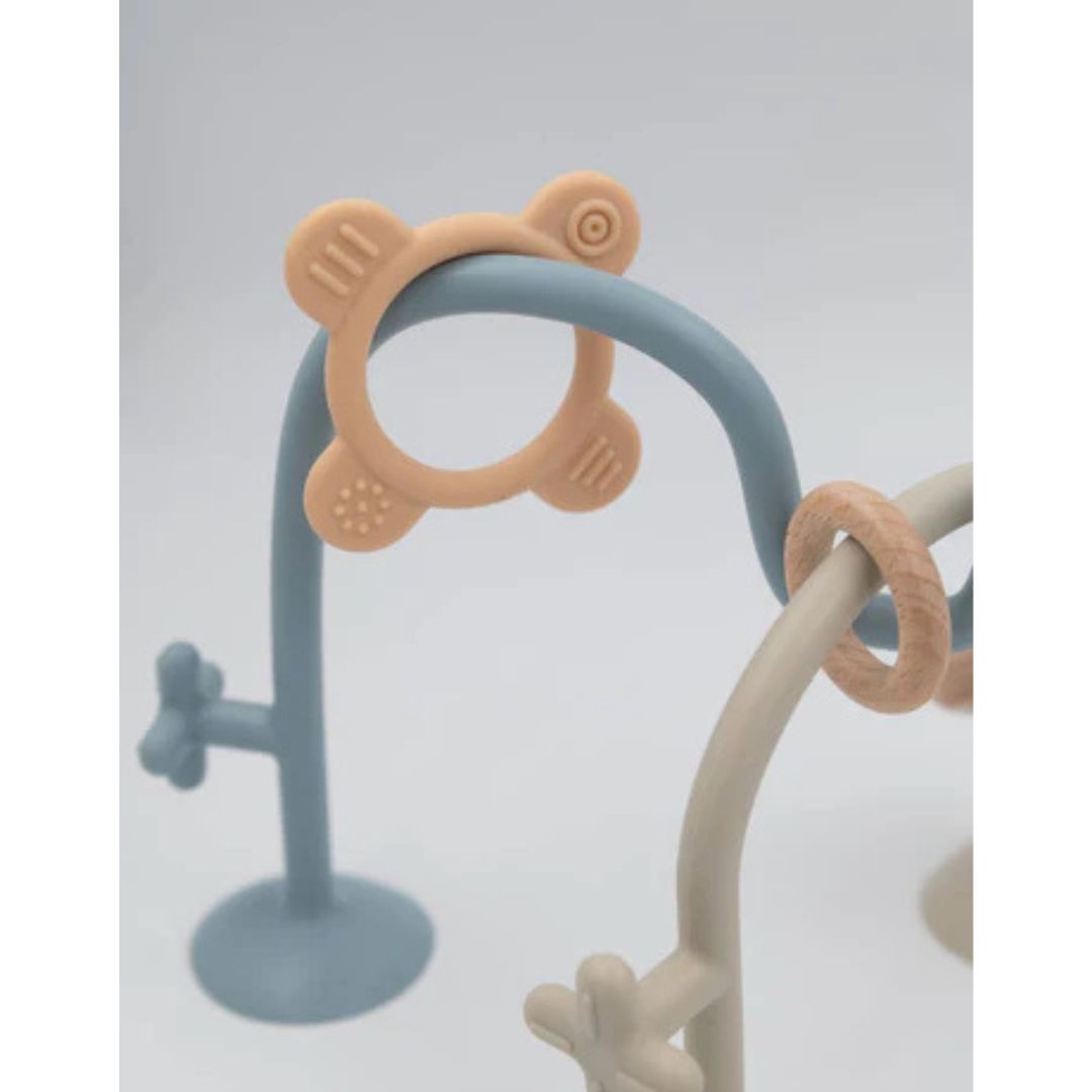 Bamboom gioco con ventose seggiolone silicone legno