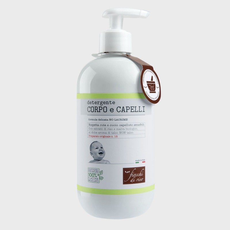 Fiocchi di Riso Talco detergente corpo capelli 400 ml