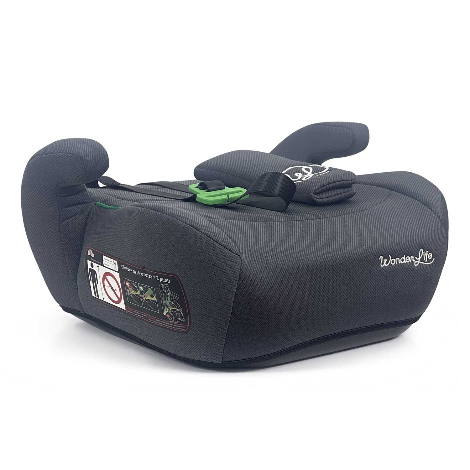Wonderlife Jesi i-Size Plus rialzo auto 125-150 cm nero