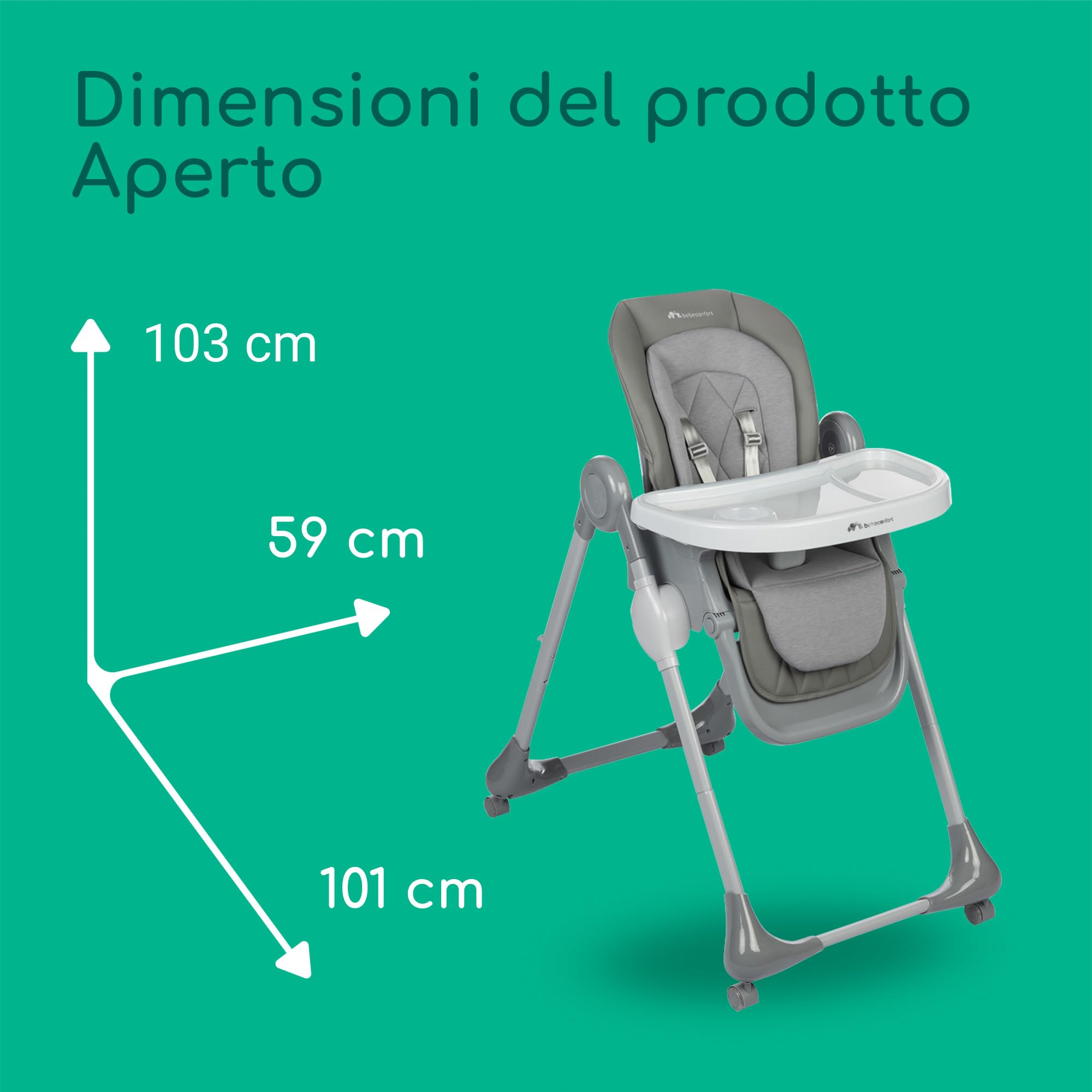 Bebé Confort Olea seggiolone pappa reclinabile 0-3 anni