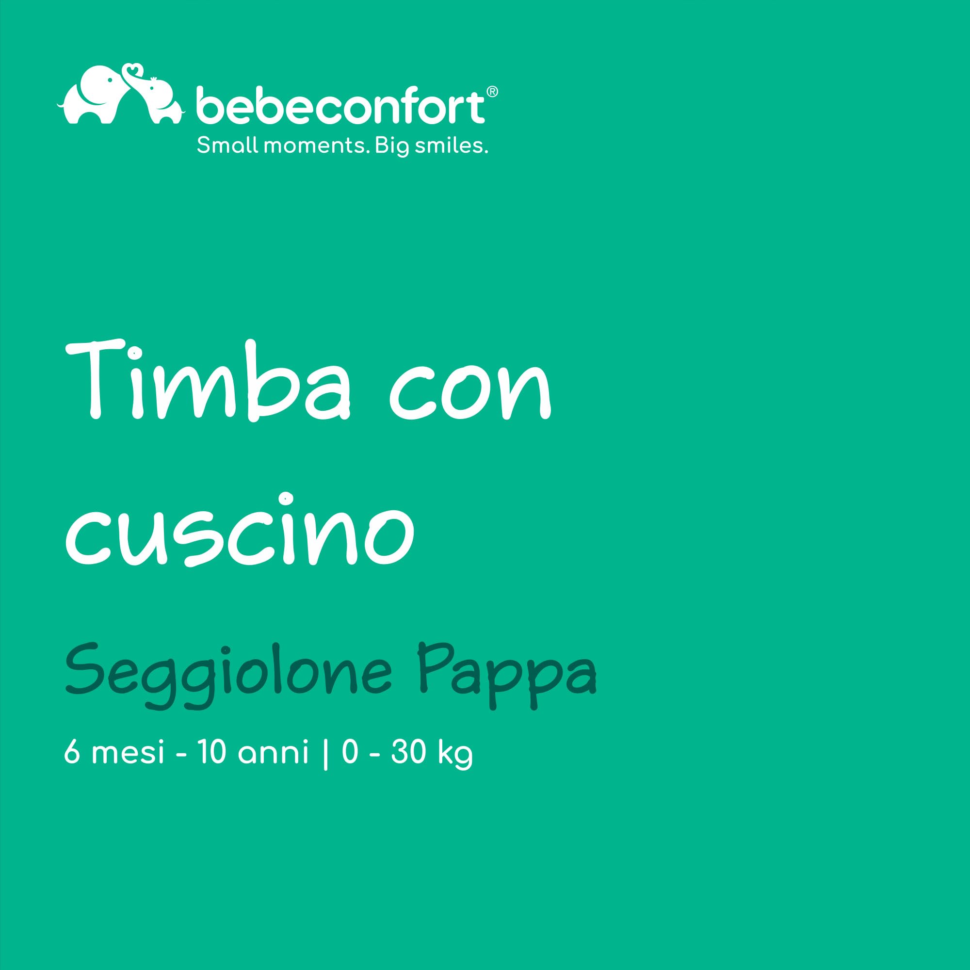 Bébé Confort Timba Seggiolone con Cuscino Grey Mist