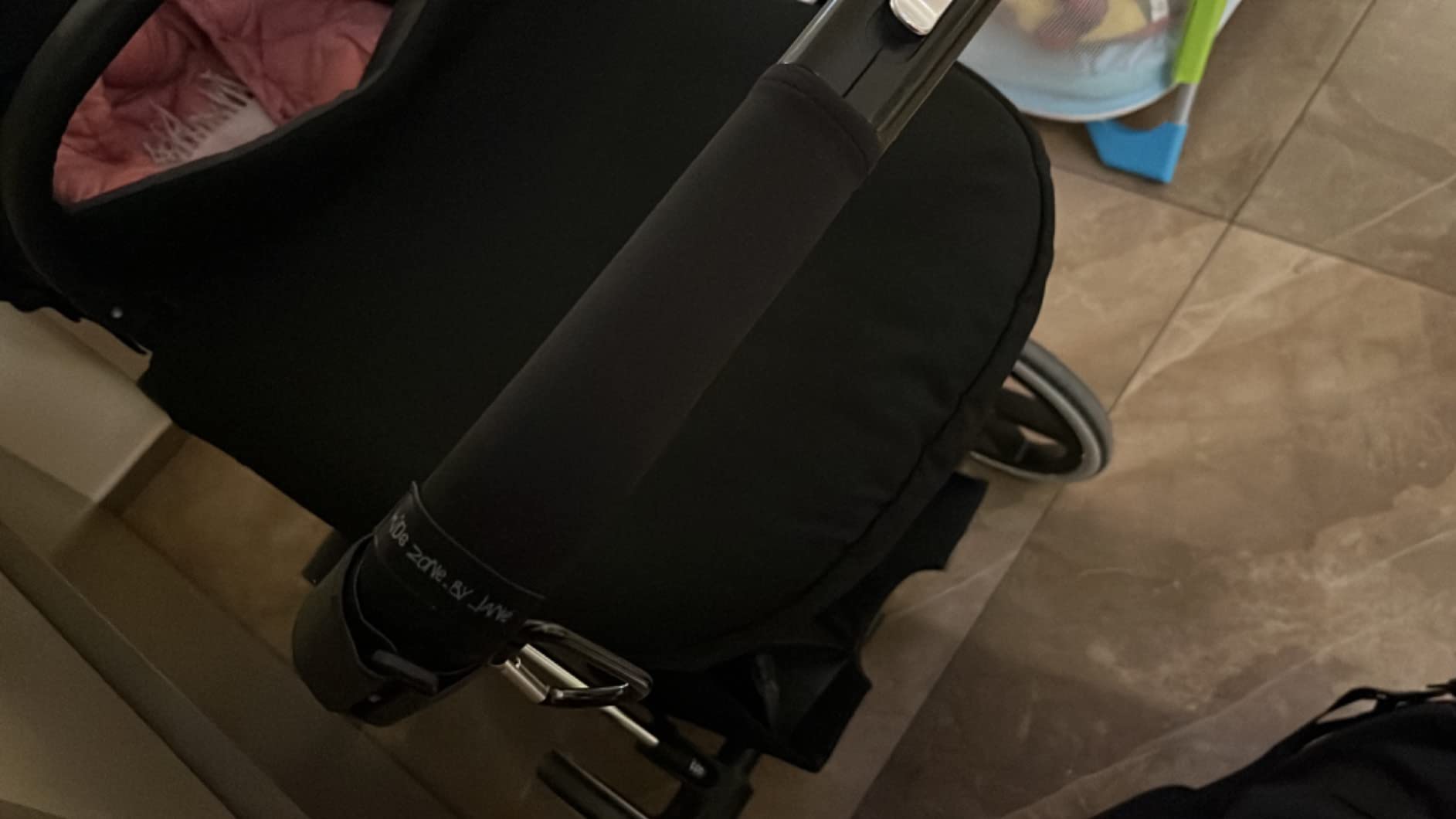 Jané Copertura Maniglione passeggino Nero set 2 pezzi con zip