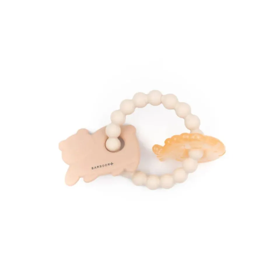 Bamboom massaggiagengive orso e pesce in silicone