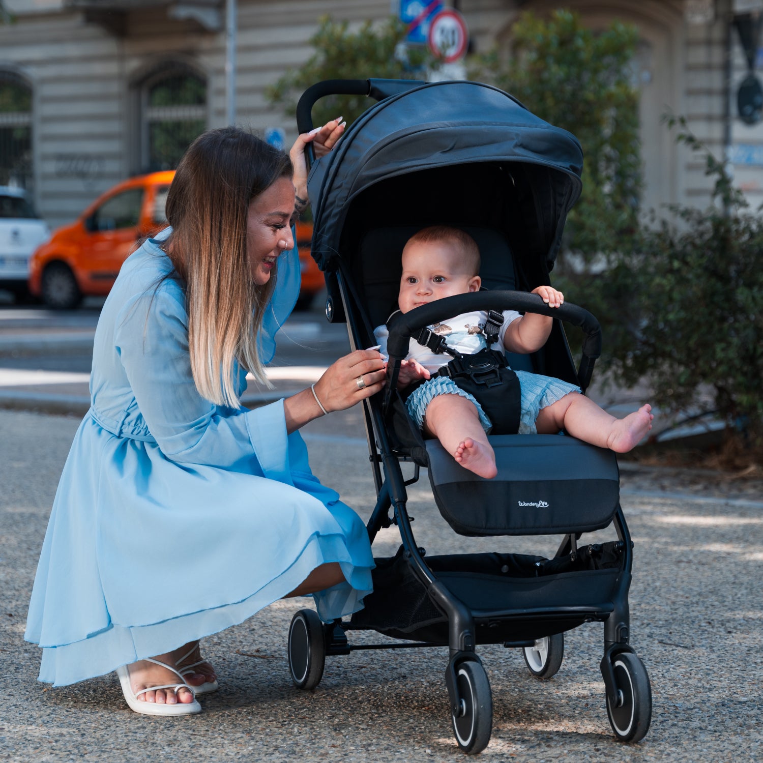 Wonderlife Maia Passeggino Leggero Ultracompatto Grigio