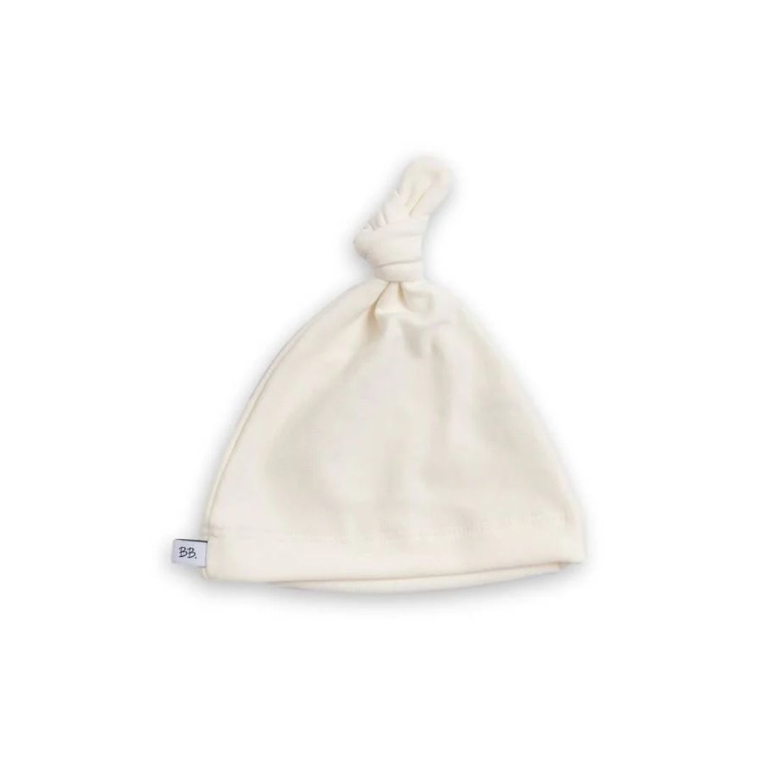 Bamboom Pure cappellino neonato con nodo taglia unica fibra bambù