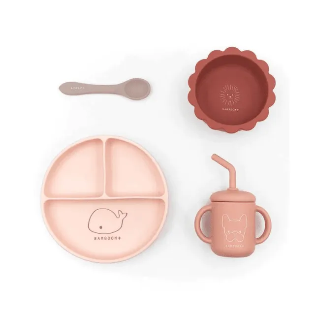 Bamboom Set Bimbo set pappa silicone con ventosa