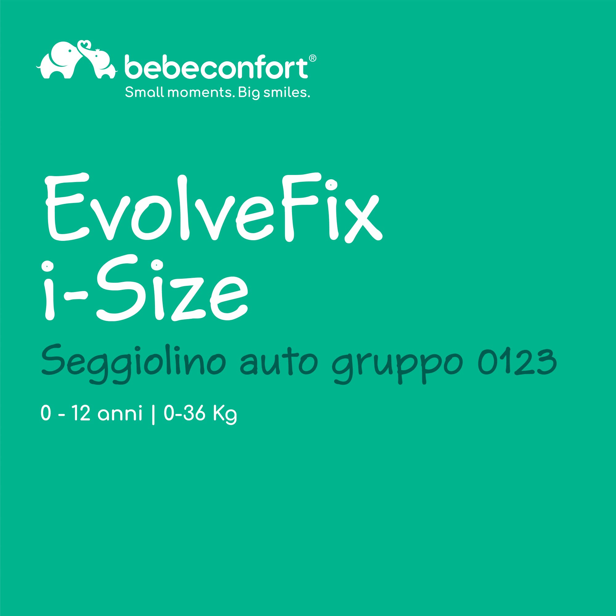 Bebé Confort EvolveFix i-Size seggiolino auto Grey Mist 0-36 kg
